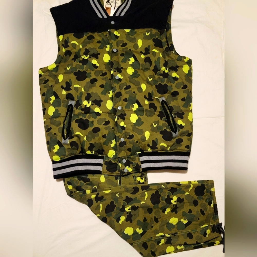 Springfield Classic Camo Vest Sz 3XL Pants Sz 40x34 Men NWT